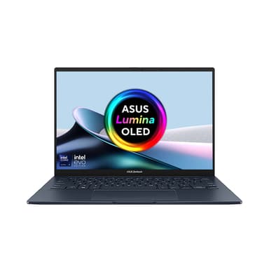 ASUS Zenbook 14 OLED UX3405CA-QL104W Intel Core Ultra 9 285H Laptop 35.6 cm (14") Touchscreen WUXGA 32 GB LPDDR5x-SDRAM 1 TB SSD Wi-Fi 7 (802.11be) Windows 11 Home Blue view 1