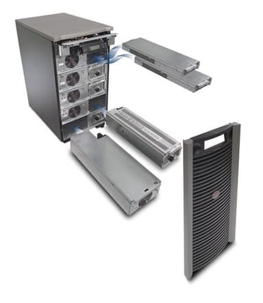 APC SYMMETRA LX 16kVA N+1 Rack-mount Frame, 220/230/240V OR 380/400/415V view 7