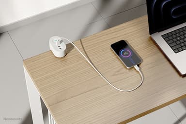 Neomounts DS22-840WH6 Desk socket with clamp and USB-C and USB-A ports - Quick charge view 14