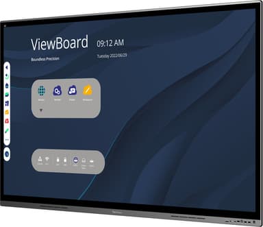 Viewsonic IFP7562 Signage Display Interactive flat panel 190.5 cm (75") LED Wi-Fi 350 cd/m² 4K Ultra HD Black Touchscreen Built-in processor Android view 3