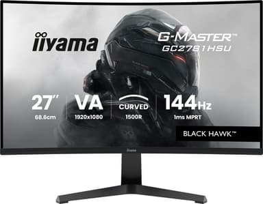 iiyama G-MASTER GC2781HSU-B1 computer monitor 68.6 cm (27") 1920 x 1080 pixels Full HD LCD Black view 1
