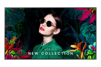 Samsung QM55C Digital signage flat panel 139.7 cm (55") LCD Wi-Fi 500 cd/m² 4K Ultra HD Black Tizen 24/7 view 1