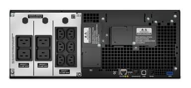 APC Smart-UPS On-Line SRT6KRMXLI - 6kW/VA, 6x C13 + 4x C19 + hardwire 1 phase output, rack mountable, Embedded NMC view 2