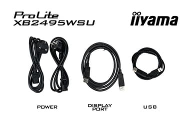 iiyama ProLite XB2495WSU-B1 computer monitor 61.2 cm (24.1") 1920 x 1200 pixels WUXGA LCD Black view 14