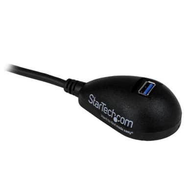 StarTech.com 5 ft Black Desktop SuperSpeed USB 3.0 Extension Cable - A to A M/F view 2