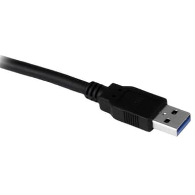 StarTech.com 5 ft Black Desktop SuperSpeed USB 3.0 Extension Cable - A to A M/F view 3