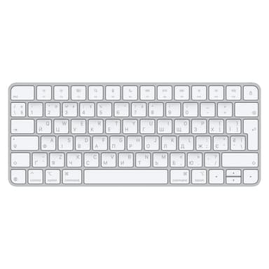 Apple Magic keyboard Universal USB + Bluetooth QWERTY Ukrainian White view 1