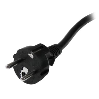 StarTech.com 2m (6ft) Computer Power Cord, 16AWG, EU Schuko to C19, 16A 250V, Black Replacement AC Power Cord, Printer Power Cord, PC Power Supply Cable, Monitor Power Cable - UL Listed view 2