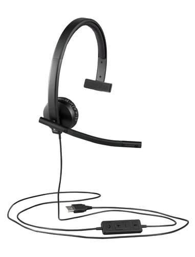 Logitech USB Headset H570e Mono view 4