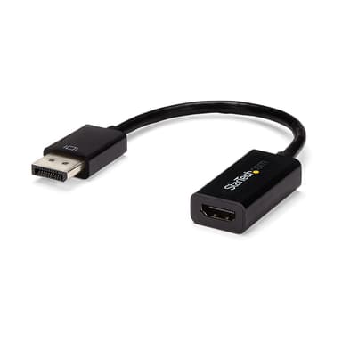 StarTech.com DisplayPort to HDMI Adapter - 4K 30Hz Active DisplayPort to HDMI Video Converter - DP to HDMI Monitor/TV/Display Cable Adapter Dongle - Ultra HD DP 1.2 to HDMI 1.4 Adapter view 1