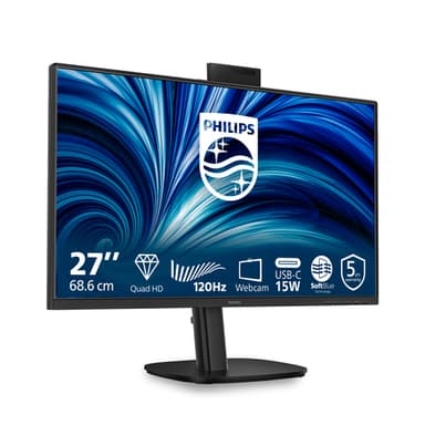 Philips 27B2N3500JH computer monitor 68.6 cm (27") 2560 x 1440 pixels Quad HD LCD Black view 2