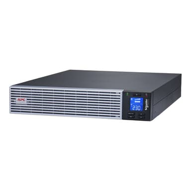 APC Easy UPS On-Line, 3kVA, Lithium-ion, Rack/Tower 2U, 230V, 6 IEC C13 + 1 IEC C19 outlets, Intelligent Card Slot, W/ rail kit view 1