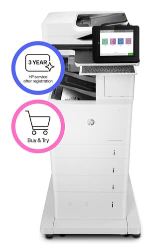 HP LaserJet Enterprise Flow MFP M635z view 2