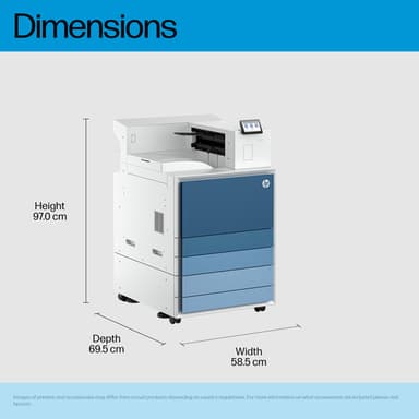 HP LaserJet Enterprise 8501x Black and white Printer view 12