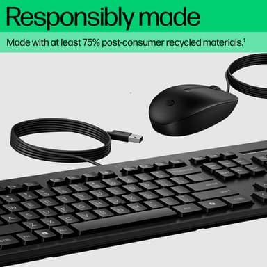 HP 225 Wired Mouse and Keyboard Combo view 9