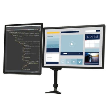 StarTech.com Desk-Mount Dual Monitor Arm - Articulating - For up to 24" (29.9lb/13.6kg) Displays view 6