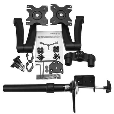 StarTech.com Desk-Mount Dual Monitor Arm - Articulating - For up to 24" (29.9lb/13.6kg) Displays view 8