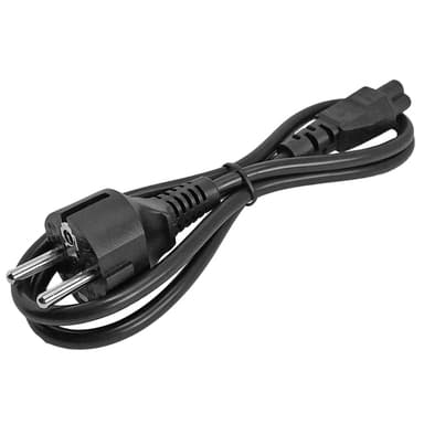 StarTech.com 1m (3ft) Laptop Power Cord, EU Schuko to C5, 2.5A 250V, 18AWG, Notebook / Laptop Replacement AC Cord, Power Brick Cord, Laptop Charger Cable, Clover Leaf/Mickey Mouse Power Cord view 4