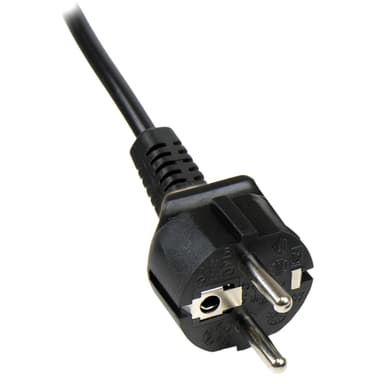 StarTech.com 1m (3ft) Laptop Power Cord, EU Schuko to C5, 2.5A 250V, 18AWG, Notebook / Laptop Replacement AC Cord, Power Brick Cord, Laptop Charger Cable, Clover Leaf/Mickey Mouse Power Cord view 2