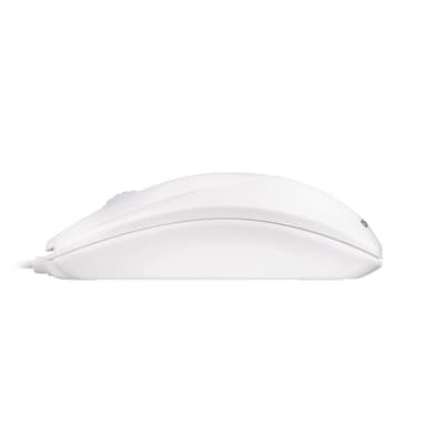 CHERRY WHEELMOUSE OPTICAL Corded Mouse, Pale Grey, PS2/USB view 3