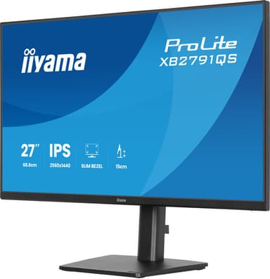 iiyama ProLite XB2791QS-B1 computer monitor 68.6 cm (27") 2560 x 1440 pixels Quad HD LED Black view 7