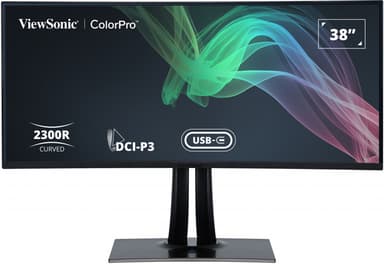Viewsonic VP3881A computer monitor 96.5 cm (38") 3840 x 1600 pixels Quad HD+ LED Black view 1