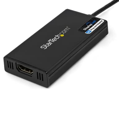 StarTech.com USB 3.0 to HDMI Adapter - 4K 30Hz Ultra HD - DisplayLink Certified - USB Type-A to HDMI Display Adapter Converter for Monitor - External Video & Graphics Card - Mac & Windows view 4