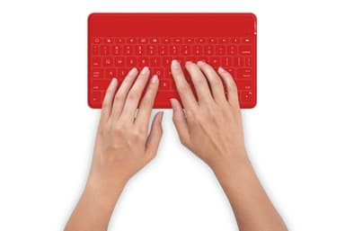 Logitech Keys-To-Go QWERTY Spanish Bluetooth Red view 9
