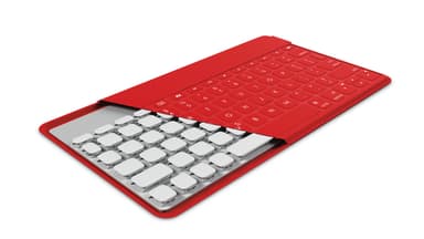 Logitech Keys-To-Go QWERTY Spanish Bluetooth Red view 6