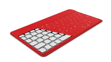 Logitech Keys-To-Go QWERTY Spanish Bluetooth Red view 3