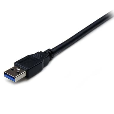 StarTech.com 2m Black SuperSpeed USB 3.0 Extension Cable A to A - M/F view 2