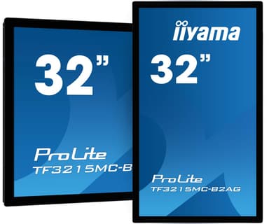 iiyama ProLite TF3215MC-B2AG computer monitor 80 cm (31.5") 1920 x 1080 pixels Full HD LED Touchscreen Kiosk Black view 1