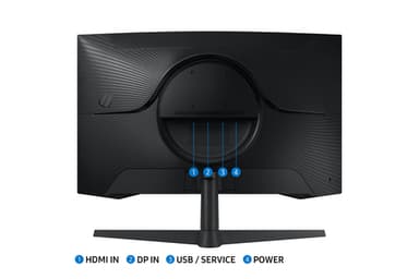 Samsung LS27CG552EU computer monitor 68.6 cm (27") 2560 x 1440 pixels Quad HD LED Black view 16
