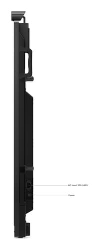 Lenovo ThinkVision T65 computer monitor 165.1 cm (65") 3840 x 2160 pixels 4K Ultra HD LED Touchscreen Black view 3