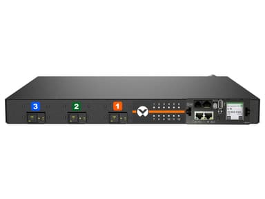 Vertiv Geist DUU5M1R6-12CF17-1S02A0H00-S power distribution unit (PDU) 12 AC outlet(s) 0U Black view 1
