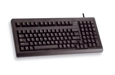 CHERRY G80-1800 Compact Corded Keyboard, Black, PS2/USB, (QWERTY - UK) view 2