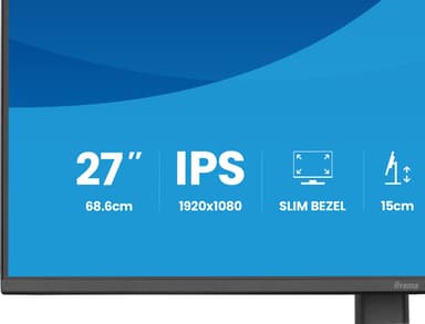 iiyama ProLite XB2793HSU-B1 computer monitor 68.6 cm (27") 1920 x 1080 pixels Full HD LED Black view 12