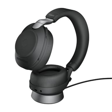 Jabra Evolve2 85 - Link380a UC Stereo Stand, Black view 2