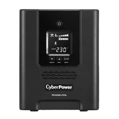 CyberPower PR3000ELCDSL uninterruptible power supply (UPS) Line-Interactive 3 kVA 2700 W 9 AC outlet(s) view 2