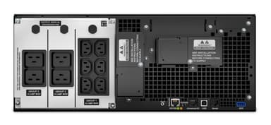 APC Smart-UPS On-Line, 6kVA/6kW, Rackmount 4U, 230V, 6x C13+4x C19 IEC outlets, Network Card, Extended runtime, W/ rail kit, 6-year warranty view 4