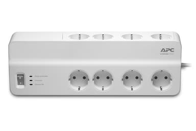 APC SurgeArrest Essential White 8 AC outlet(s) 230 V 2 m view 1