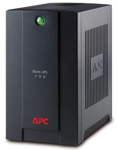APC Back-UPS uninterruptible power supply (UPS) Line-Interactive 0.7 kVA 390 W 4 AC outlet(s) view 1