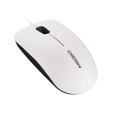 CHERRY MC 1000 Corded Mouse, Pale Grey, USB view 3