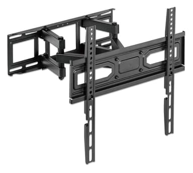 Manhattan Wall Mount for TV & Monitors (Full Motion), For screens 32" to 55", VESA compatibility: all between 100x100mm to 400x400mm - check the dimensions of the four mounting holes on back of screen to ensure it fits, Max 40kg, Black, Bracket, Lifetime Warranty view 2