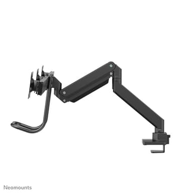 Neomounts NM-D775DX3BLACK Monitor arm 17-27" - gas spring - Topfix - 180°-stop view 6