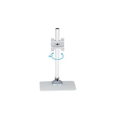 StarTech.com Single Monitor Stand - Adjustable - Steel - Silver - For up to 34" (30.9lb/14kg) Displays - TAA view 3