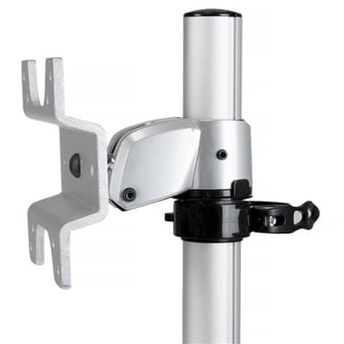 StarTech.com Single Monitor Stand - Adjustable - Steel - Silver - For up to 34" (30.9lb/14kg) Displays - TAA view 2