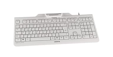 CHERRY KC 1000 SC Corded Smartcard Keyboard, Light Grey, USB (QWERTY - UK) view 4