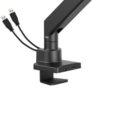 Manhattan Desk Mount for TV & Monitors (Full Motion Gas Spring), For screens 13" to 42", C-Clamp or Grommet Assembly,VESA compatibility: all between 75x75mm to 200x200mm - check the dimensions of the four mounting holes on back of screen to ensure it fits,Max 20kg view 6