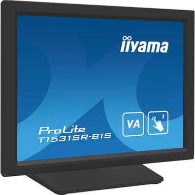 iiyama T1531SR-B1S computer monitor 38.1 cm (15") 1024 x 768 pixels XGA LCD Touchscreen Black view 3